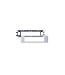 Mosaic / Arteor support-pentru aluminiu adaptable DLP capac depth 65 mm - 8 module