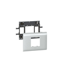 Mosaic / Arteor support-pentru aluminiu adaptable DLP capac depth 85 mm - 2 module