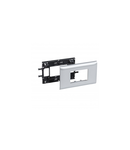 Mosaic / Arteor support-pentru aluminiu adaptable DLP capac depth 85 mm - 3 module