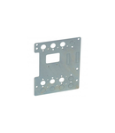 Mounting plates XL³ 4000 pentru 1 DPX³ 250 in transfer switch- vertical
