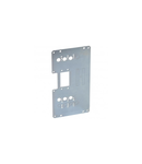 Mounting plates XL³ 4000 pentru 1 plug-in DPX³ 160 in transfer switch - vertical