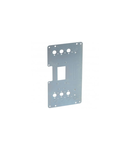 Mounting plates XL³ 4000 pentru 1 plug-in DPX³ 250 in transfer switch - vertical