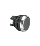 Osmoz non illuminated spring return head - flush - negru