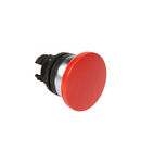 Osmoz non illuminated spring return head - mushroom head Ø40 - rosu