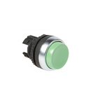 Osmoz non illuminated spring return head - projecting Ø22 - verde