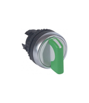 Osmoz non illuminated standard handle selector switch - 2 stay-put positions - verde