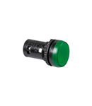 Osmoz one-piece pilot light cu integrated LED to be used cuout electrical block - verde - 24 V~/=