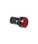 Osmoz one-piece pilot light cu integrated LED to be used cuout electrical block - rosu - 24 V~/=