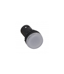 Osmoz one-piece pilot light cu integrated LED to be used cuout electrical block - alb - 24 V~/=