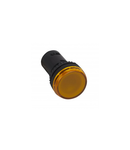 Osmoz one-piece pilot light cu integrated LED to be used cuout electrical block - yellow 230 V~