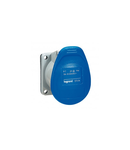 Panou montaj priza P17 - IP44 - straight outlet - 200/250 V~ - 16 A - 2P+E