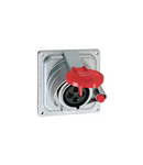 Panou montaj priza Prisinter Hypra - IP44 - 380/415 V~ -16 A - 3P+E - metal