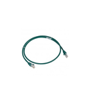 Patch cord category 6 A - U/UTP unscreened - LSZH - lungime 1 m - verde