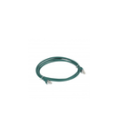 Patch cord category 6 A - U/UTP unscreened - LSZH - lungime 2 m - verde