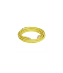 Patch cord category 6 A - U/UTP unscreened - PVC - lungime 5 m - yellow