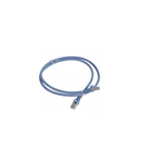 Patch cord RJ 45 - RJ 45 - F/UTP cat. 6 screened impedance 100 ohms - PVC light albastru - lungime 1 m