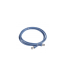Patch cord RJ 45 - RJ 45 - F/UTP cat. 6 screened impedance 100 ohms - PVC light albastru - lungime 2 m
