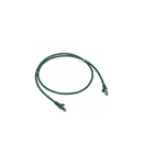 Patch cord/user cord RJ 45 - Cat.6 - F/UTP screened - LSZH verde - 1 m