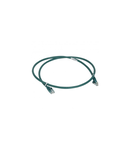 Patch cord/user cord RJ 45 - Cat.6 - U/UTP unscreened - LSZH verde - 2 m