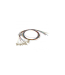 Pigtails (x12) - pentru fibra optica - OM 4 - 50/125 μm - LC connector - 1 m