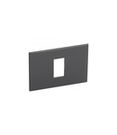 Placa Arteor - American standard - patrat - 1 module - 2'' x 4'' - graphite