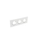 Placa Arteor - French/German standard - rotund - 3 x 2 module - alb