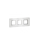 Placa Arteor - French/German standard - patrat - 3 x 2 module - mirror alb