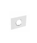 Placa Arteor - Italian / US standard - rotund - 2 module - alb