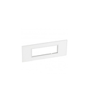 Placa Arteor - Italian/French/German standard - patrat - 6 module - mirror alb