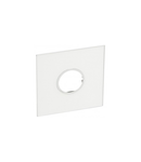 Placa Arteor - US standard - rotund - 2 module - 4''x4'' - mirror alb