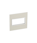 Placa Arteor - US standard - patrat - 4 module - 4''x4'' - stainless steel