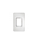 Plate British standard Arteor - patrat - 3 module - mirror alb