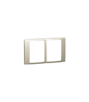 Placa Mallia - 2x1 module - champagne