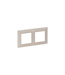 Plate Valena Life - 2 module - ivory/gold