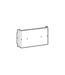 Plate XL³ 800/4000 - pentru 1 to 3 DPX 250/630 fixed - vertical - 36 module