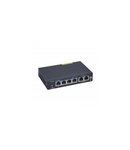 PoE Ethernet switch 10/100 mbps cu power supply and DIN rail fixing accessory
