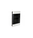 Practibox S Montaj incastrat cabinet pentru dry partition cuout terminal blocks - Usa fumurie - 3 randuri - 18 module per rand