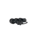 Prelungitor - German standard - 3x2P+E - unswitched - 1.5 m cord - negru