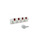 Prelungitor Type O Plug - Myanmar standard - 4x2P+E - 2 m cord