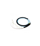 Preterminated fibra optica link OM3 SC/SC tight-buffer - 12 SC simplex - 12 SC simplex - 100 m