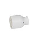 Priza 2P+E- 16 A - German standard - plastic straight outlet - alb - bulk