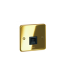 RJ 45 category 6 priza Synergy - single - Authentic glossy gold