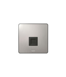 RJ 45 category 6 priza Synergy - single - Sleek Design brushed stainless steel