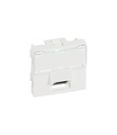 RJ 45 priza Mosaic - category 5e UTP - 45° - 2 module - alb