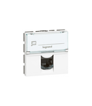 RJ 45 priza Mosaic - category 6 FTP - 2 module - alb