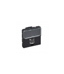 RJ 45 priza Mosaic - category 6 STP - 2 module - pentru negru Edition trunking