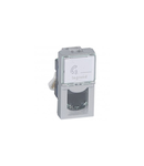 RJ 45 priza Mosaic - category 6 UTP - 1 module - aluminiu