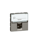 RJ45 priza Arteor - category 5e UTP - 8 contacts - 2 module - magnesium