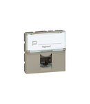 RJ45 priza Arteor - category 6 FTP - 2 module - champagne