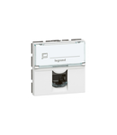 RJ45 priza Arteor - category 6 STP - 9 contacts - 2 module - alb